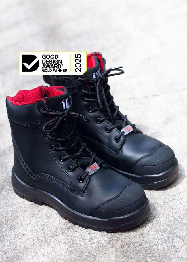 Achieves: women's lightweight zip safety work boots