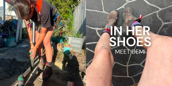 In her shoes banner: Meet Demi