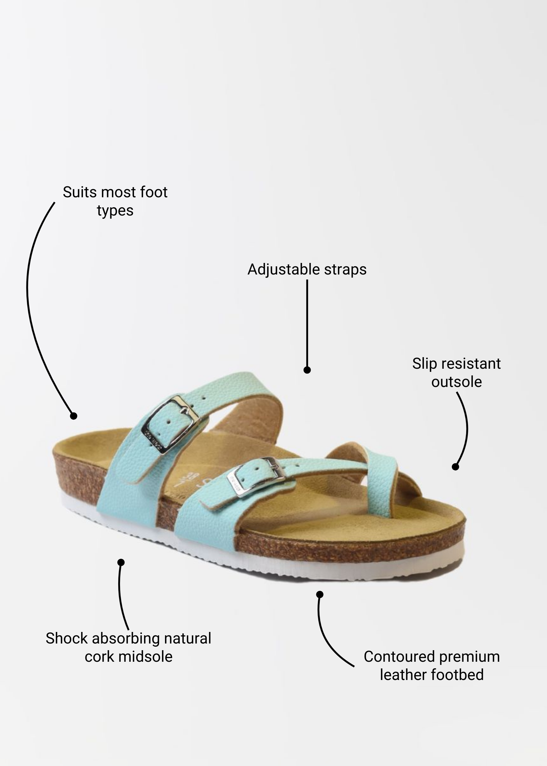 Glide: women's supportive comfort slide