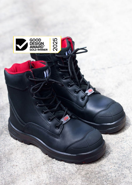 Achieves: women's lightweight zip safety work boots
