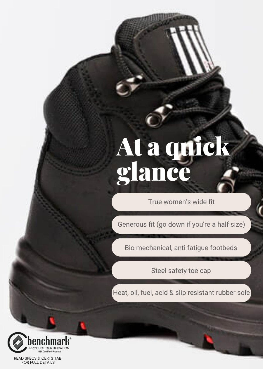 does wide fit work boots infographic