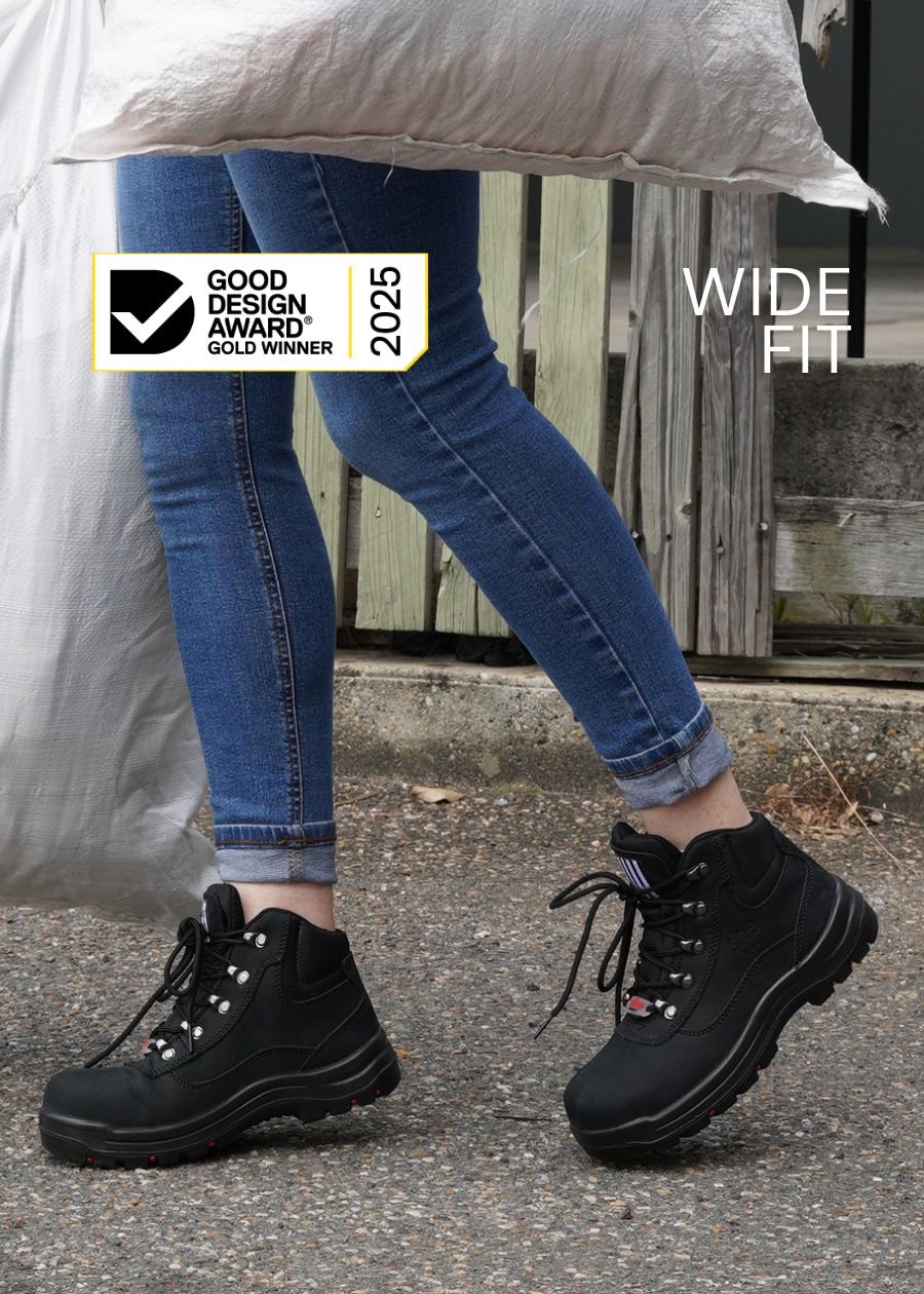 Does: wide fit women's hiker safety work boots