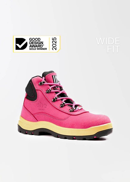 Does: wide fit women's hiker safety work boots