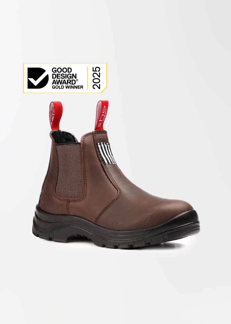 Inspires: women's pull on chelsea safety work boots
