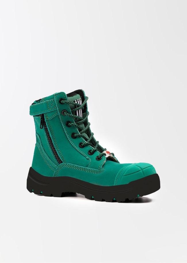 Achieves: women's lightweight zip safety work boots