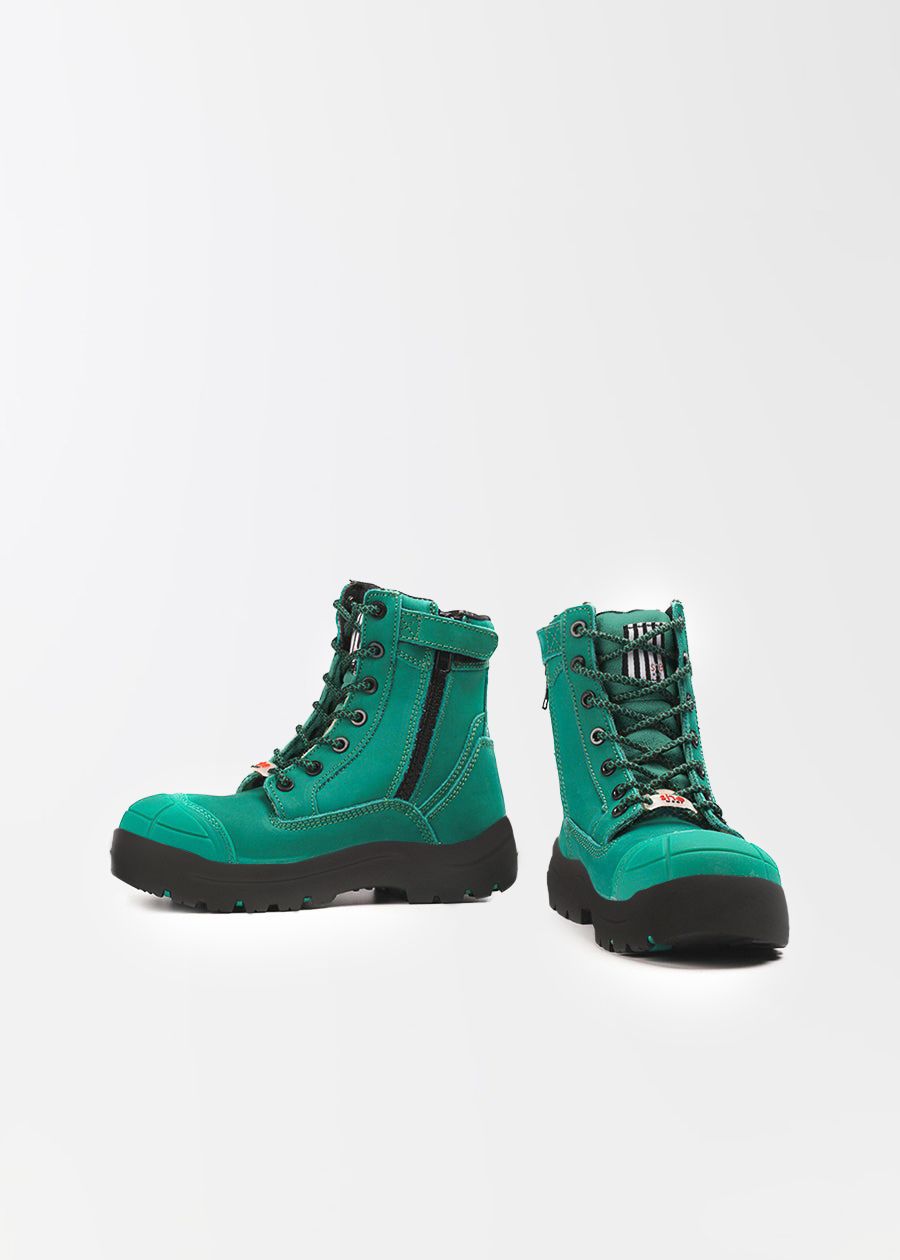 Achieves: women's lightweight zip safety work boots