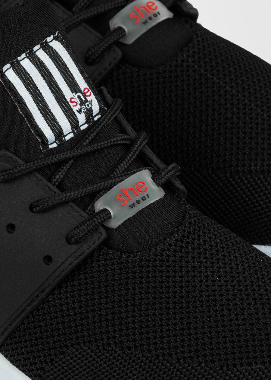 black active sneakers for women