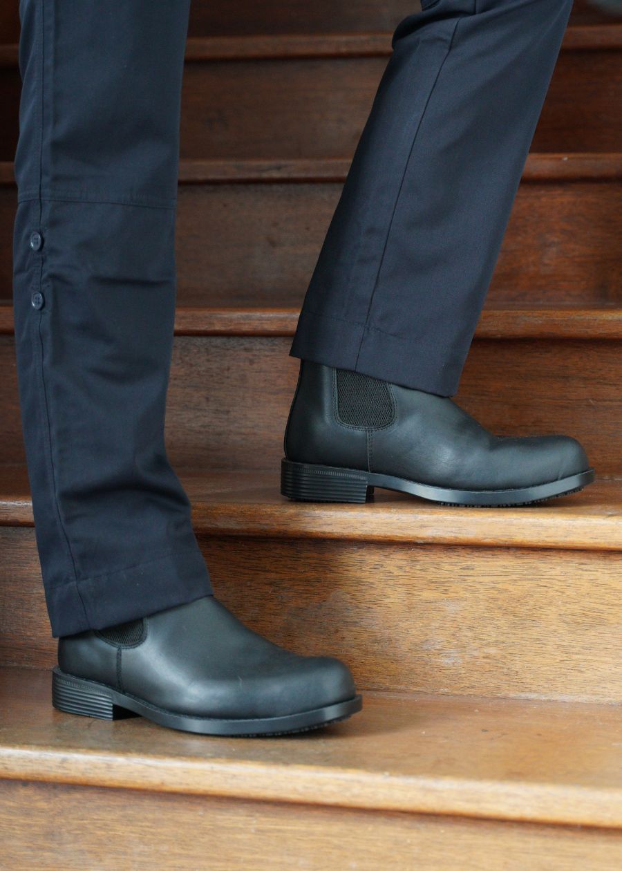 Succeeds: womens pull on dress safety boot