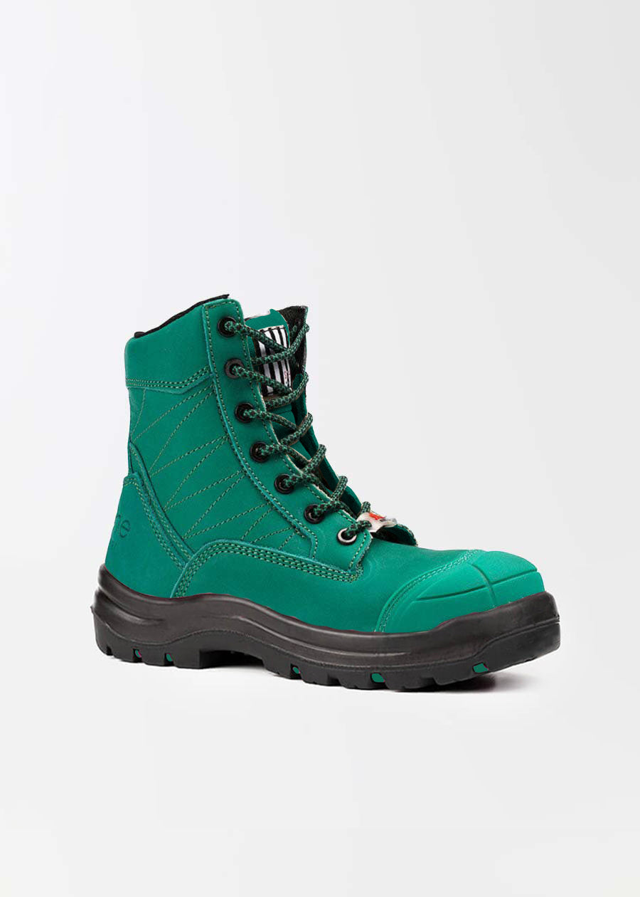Achieves: women's lightweight zip safety work boots