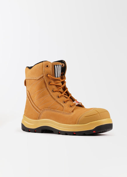 Achieves: women's lightweight zip safety work boots