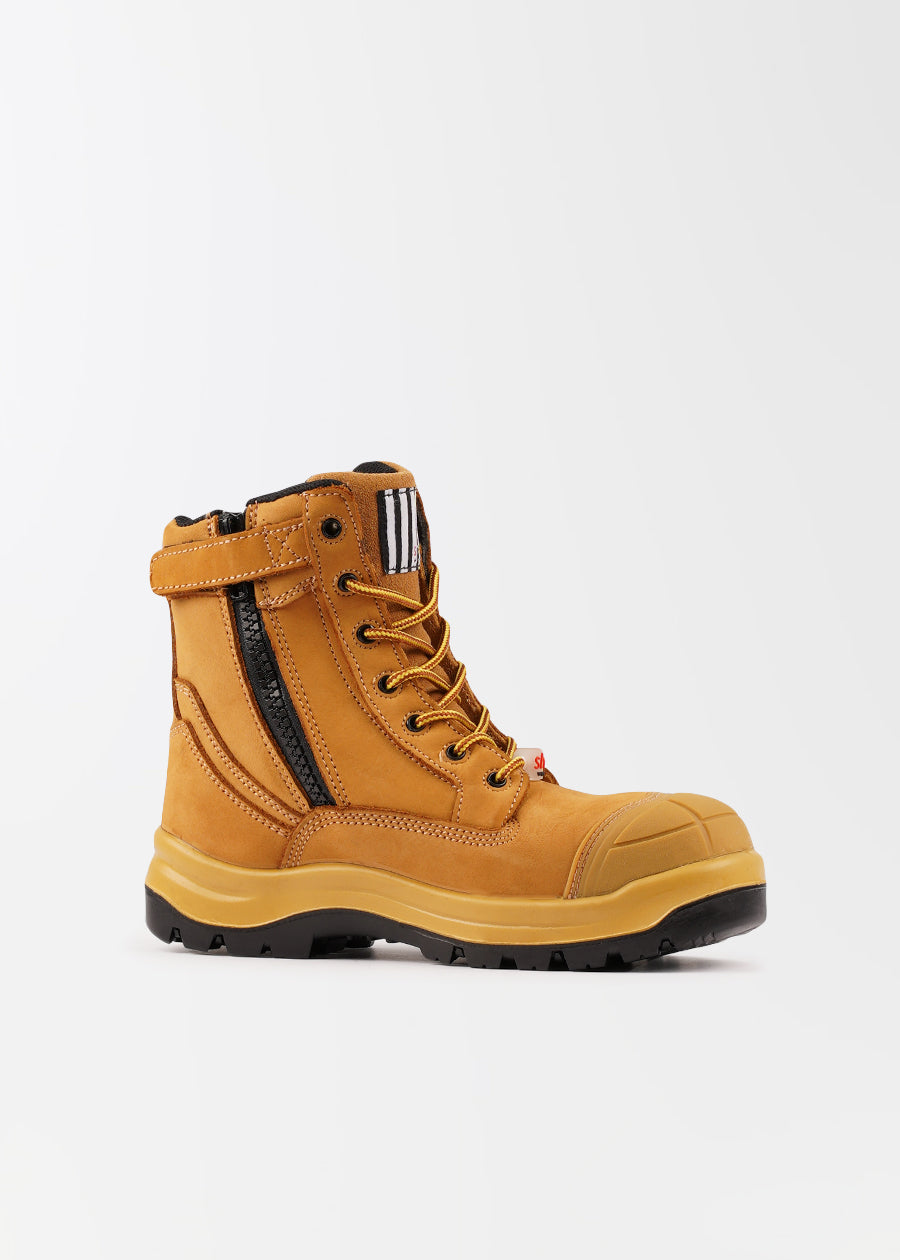 Excels: women's zip penetration resistant PR safety work boots