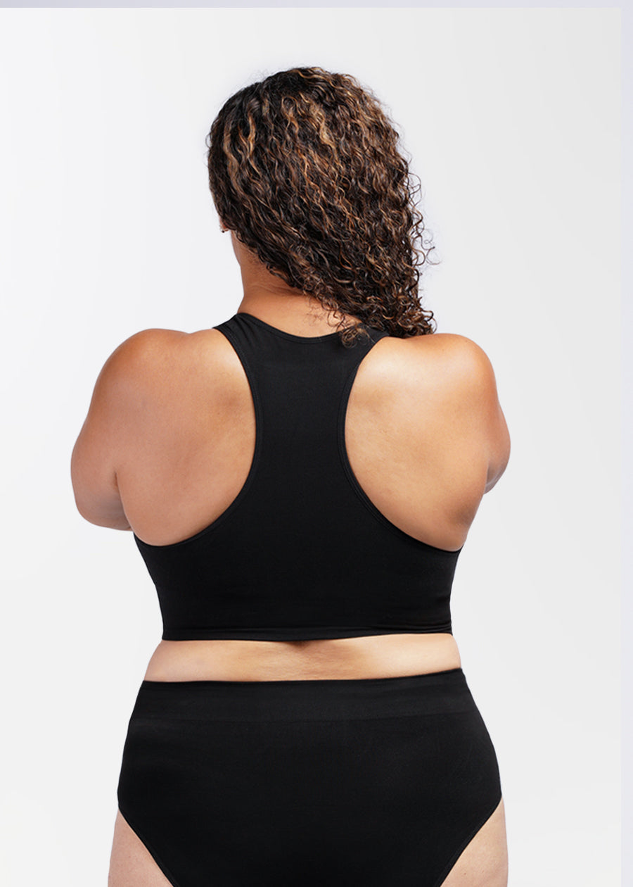 Organic bamboo crop bra - she wear